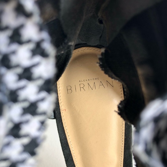 NEW Alexandre Birman Clarita Black Gingham Sandals - Picture 6 of 8
